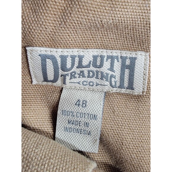 Duluth Trading Shorts Mens 48 Khaki Cargo Canvas Work Utility Pockets Heavy Duty - Picture 8 of 11